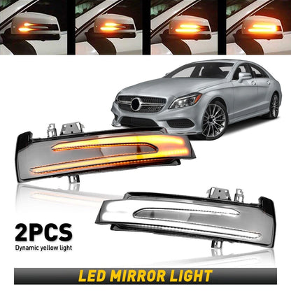 Smoke Sequential LED Side Mirror Lights for Mercedes Benz A/CLA (2013–2020)
