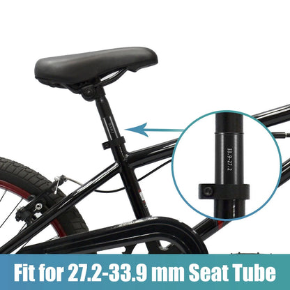 Seat Post Tube Reducer Sleeve Adapter for MTB Bike Seatpost (27.2–33.9mm)
