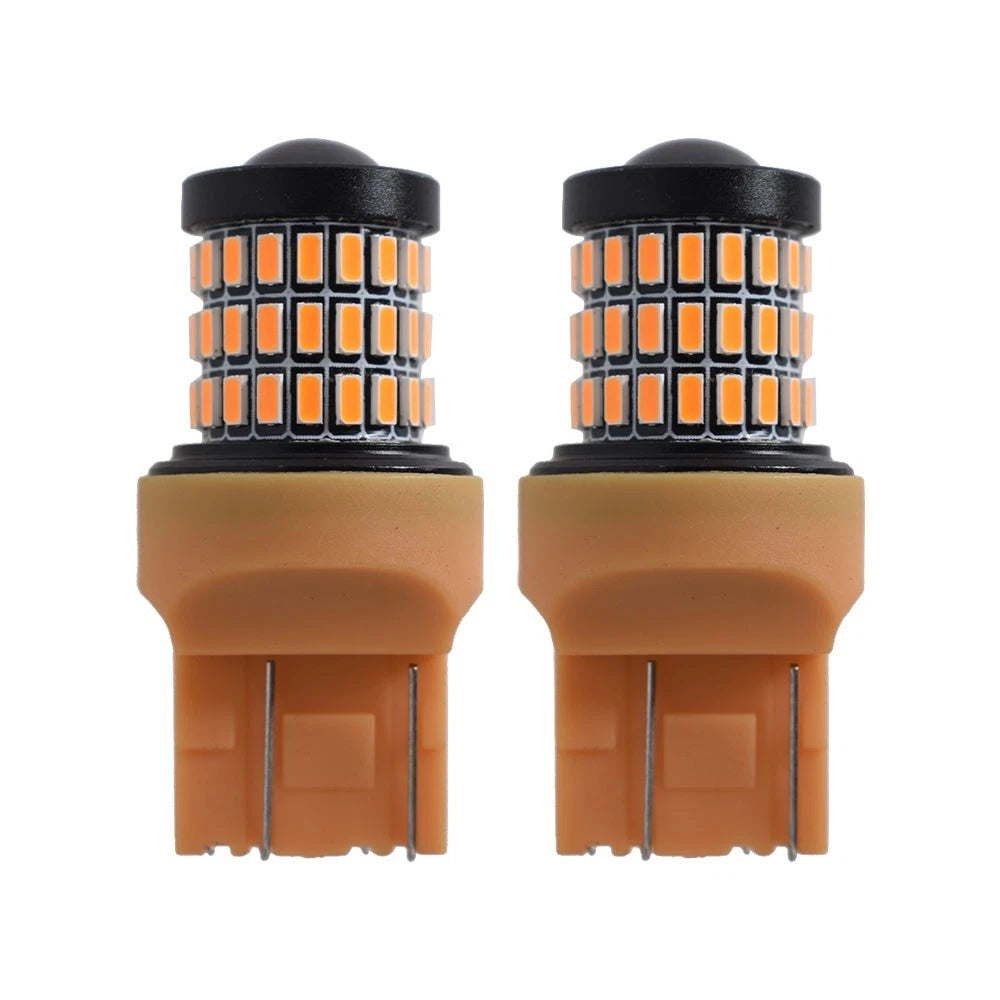 2X Yellow 7443 LED Brake Stop Tail Light for Nissan Murano (2005–2013)