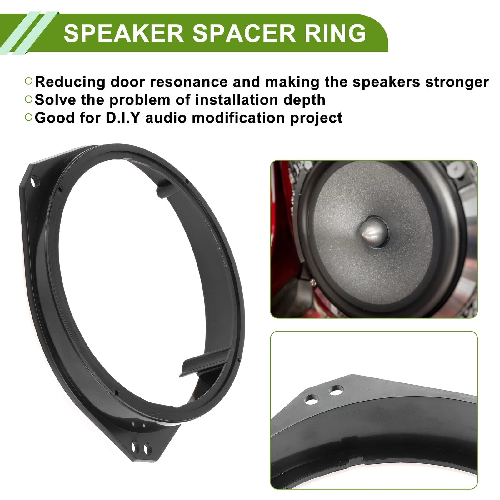 Speaker Spacer Ring Adapter for BMW X5 (E53) 6.5" - Set of 2