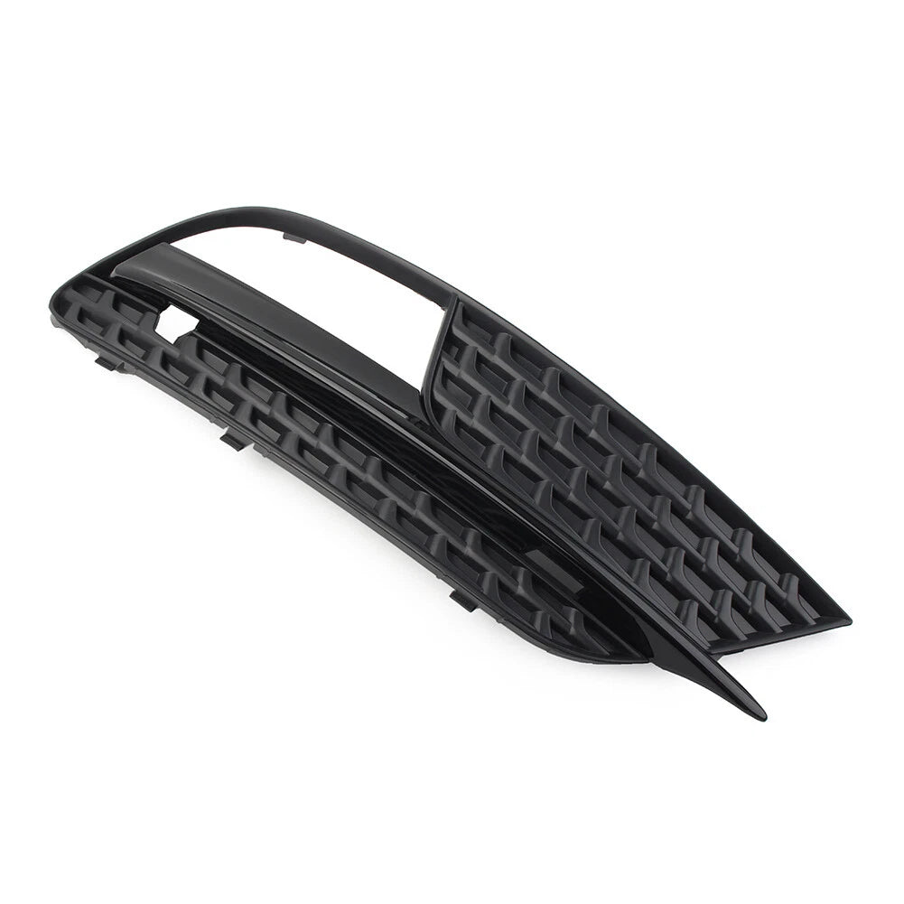 Front Bumper Fog Light Grille Cover for Audi A5 (2012–2016) - Black ABS