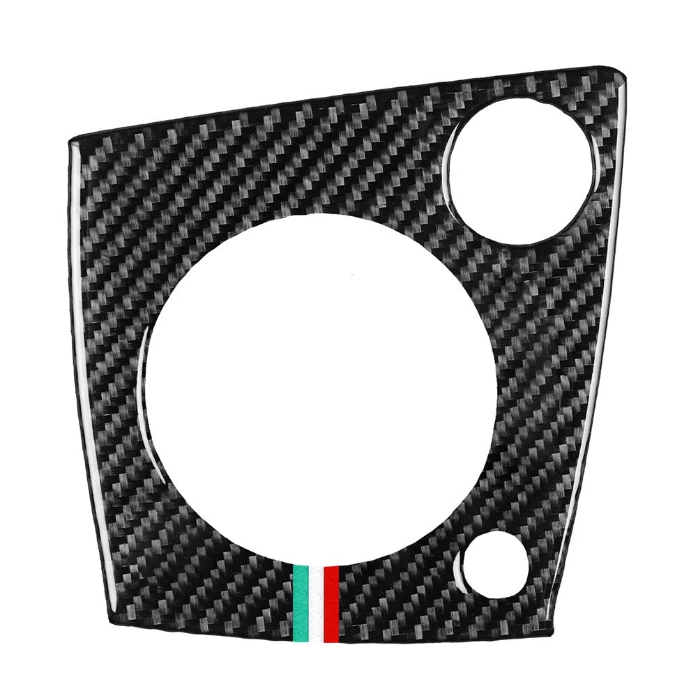 Carbon Fiber Gear Shift Panel Cover Trim for Alfa Romeo 159 (2006–2011)