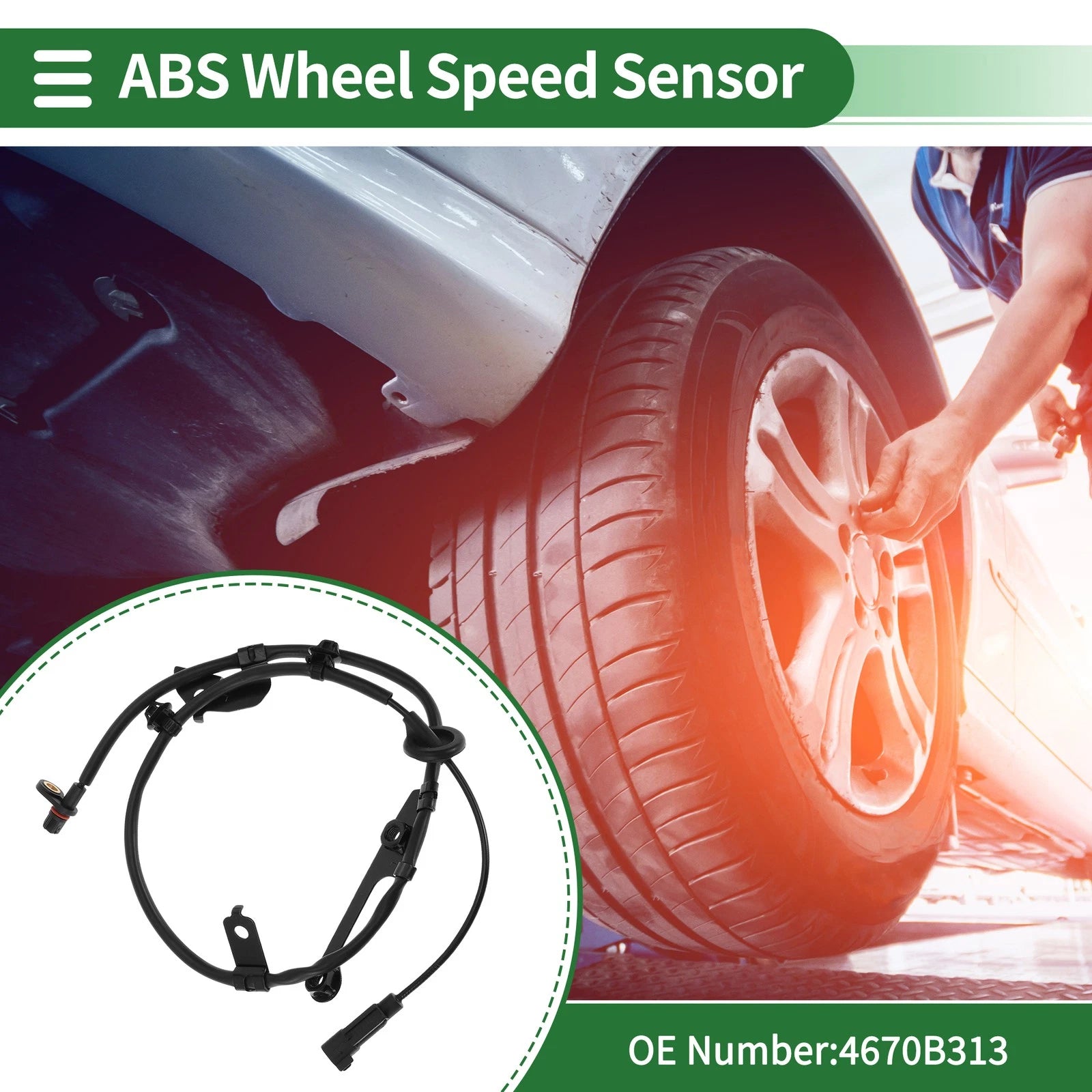 ABS Wheel Speed Sensor No. 4670B313 for Mitsubishi Eclipse Cross (2018–2023)