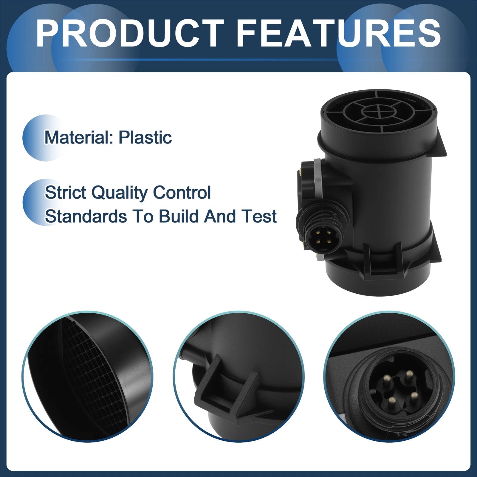 Mass Air Flow Sensor Assembly 13621703275 for BMW E36 (1992–1999)
