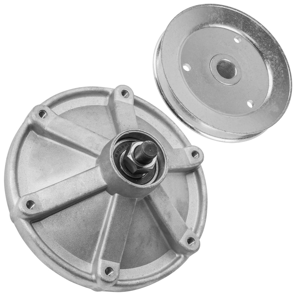 Deck Spindle and Pulley Replacement for Exmark Quest QST22BE482 (2005–2015)