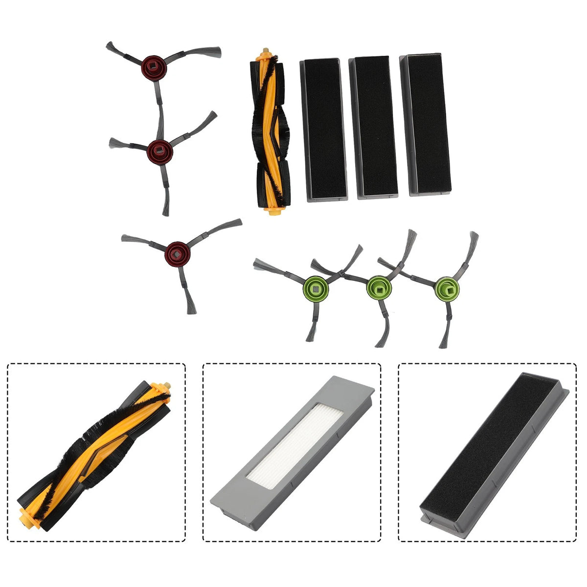 Accessory Replacement Kit for Ecovacs Ozmo 920/950/T5/N8/T8/T9