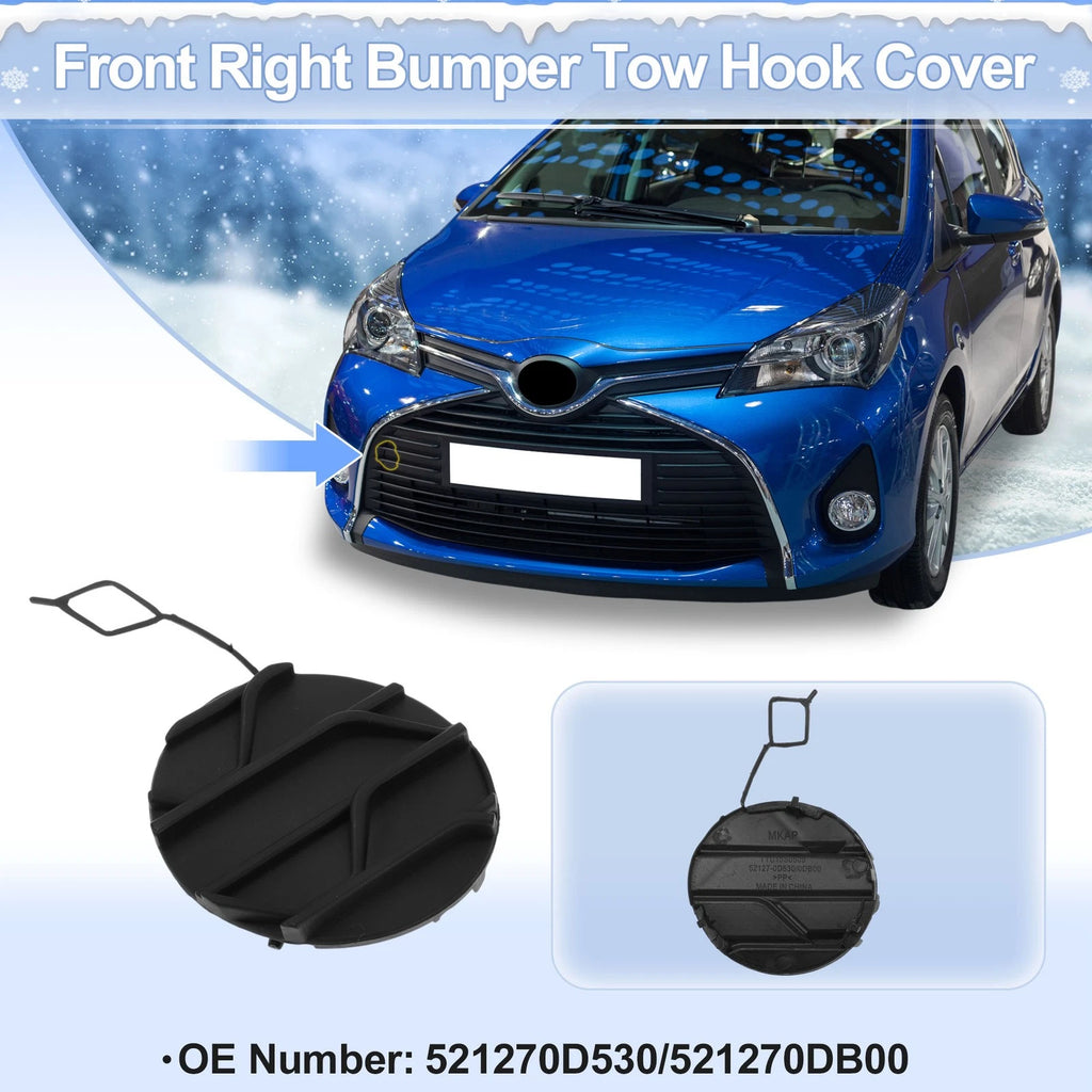 Tow Hook Cover Cap Right Front Replacement for Toyota Prius V (2014–2017)