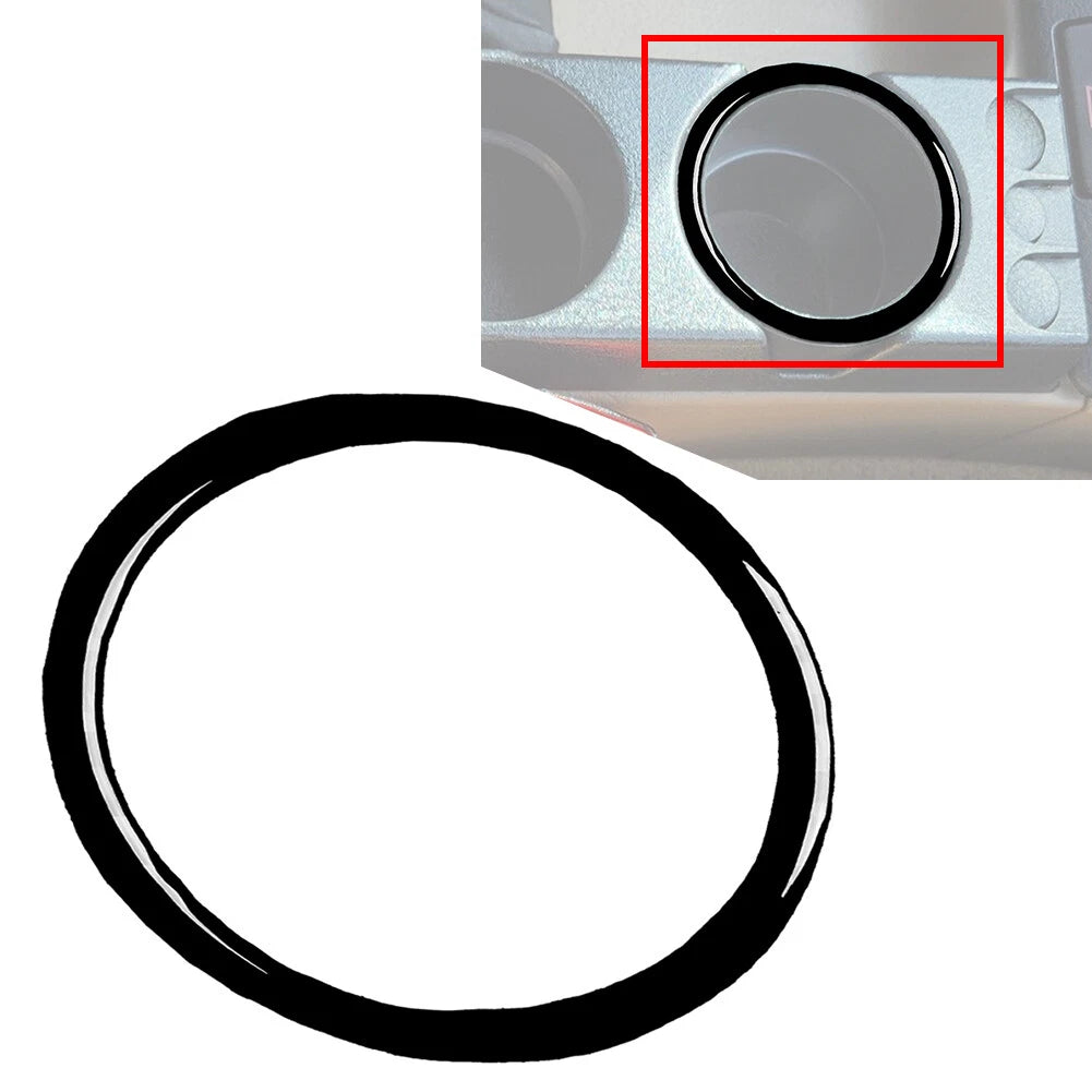 Water Cup Holder Ring Cover Trim for BMW 3 Series E36 (1994–1996) Black