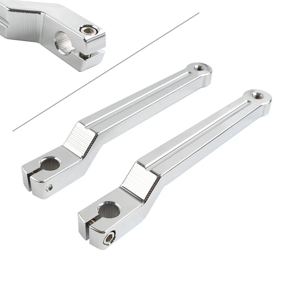 Chrome Heel & Toe Gear Shift Levers for Harley Softail Touring (2018–2023)