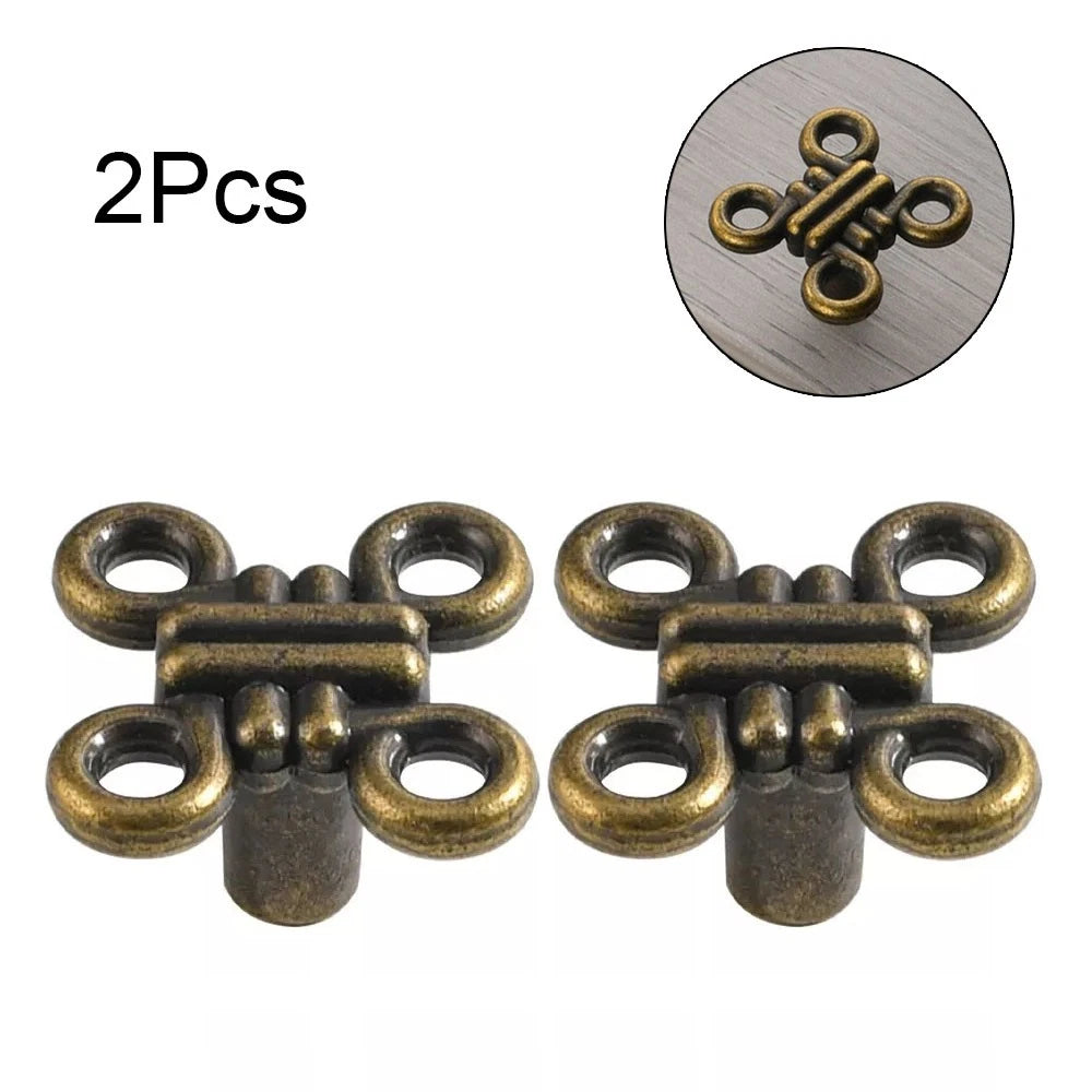 2Pcs Zinc Alloy Antique Drawer Cabinet Door Knob Pull for