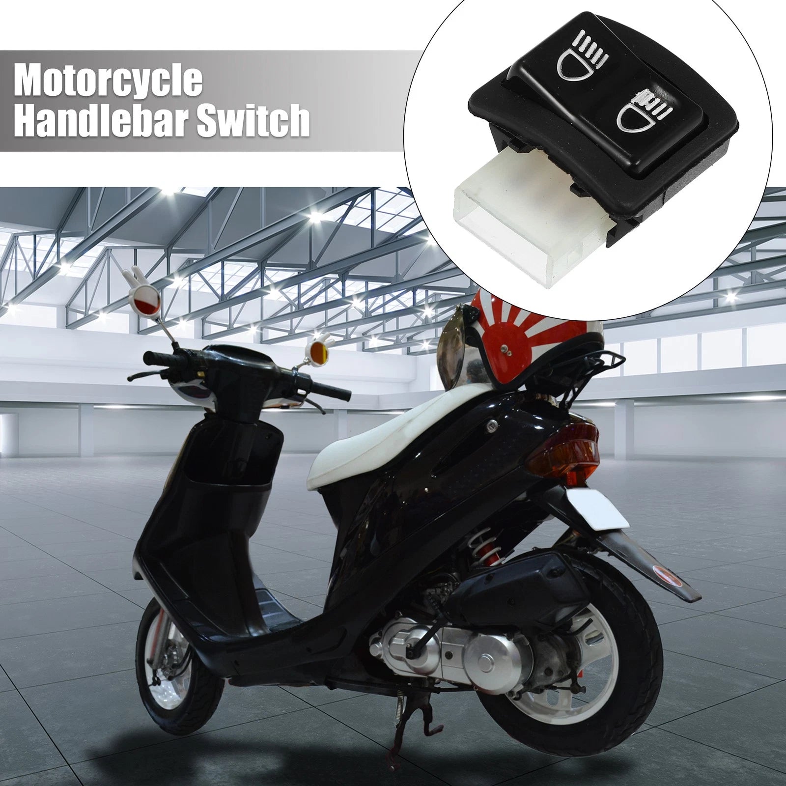 Handlebar Switches for Honda DIO (1990–2023) - High/Low Beam