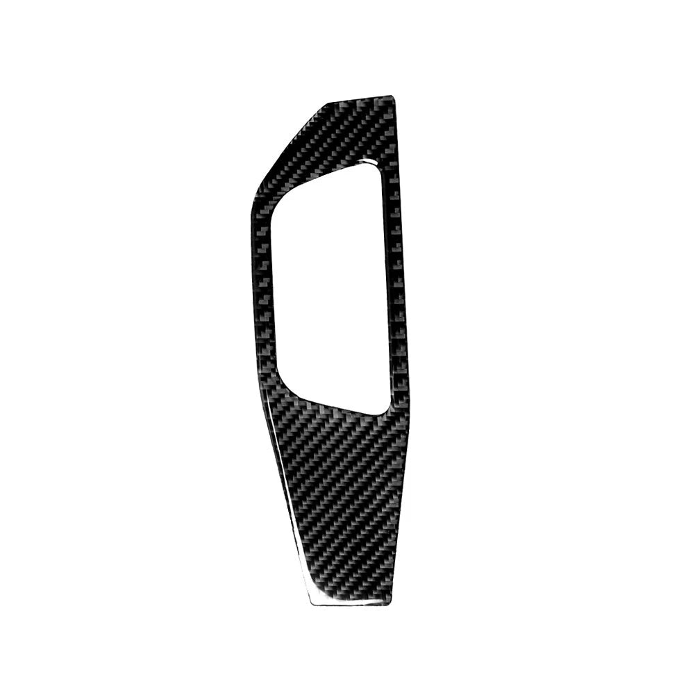 Carbon Fiber Headlight Switch Panel Trim for Audi A4 B9 S4 RS4 (2017–2023)