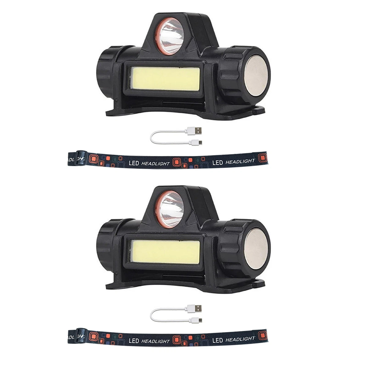Automatic Dimming Headlight for Welding Helmet (USB Rechargeable)