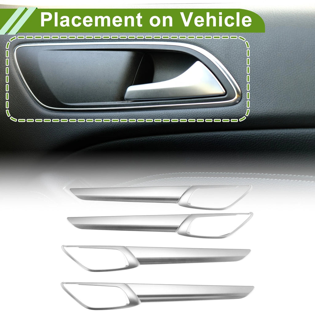 Interior Door Handle Bowl Cover Trim Plating ABS for Mazda CX-5 (2017–2023)