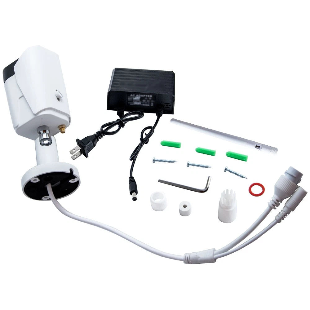 Wireless Security IP Camera Full HD 1080p with E-Message Alerts, 4 IR LEDs