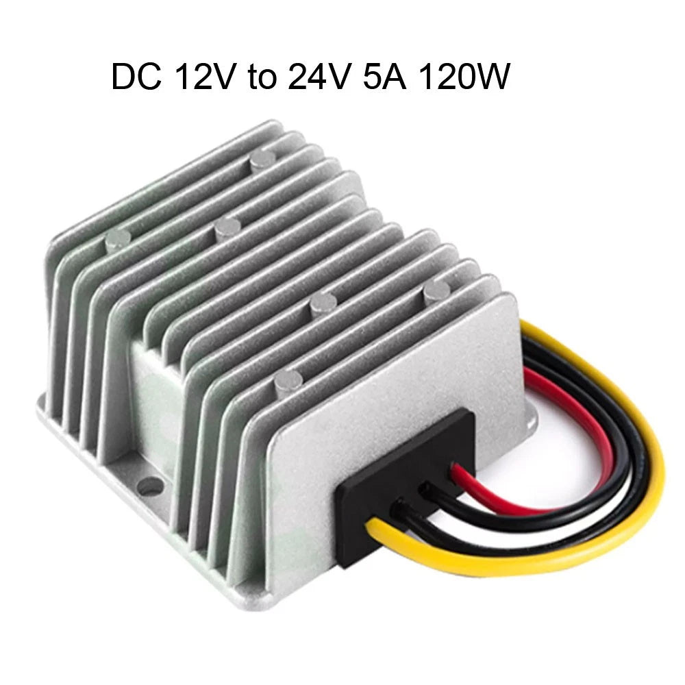 DC12V to 24V 5A 120W Power Booster Voltage Converter Waterproof