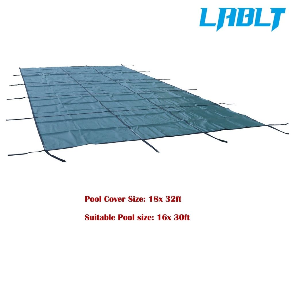 Inground Pool Safety Cover 18' x 32' Rectangle (LABLT)