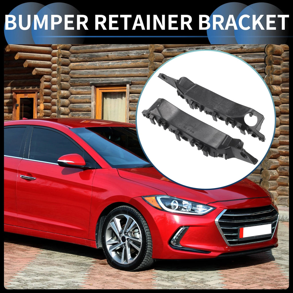 Front Bumper Retainer Bracket Pair for Hyundai Elantra (2011–2016)