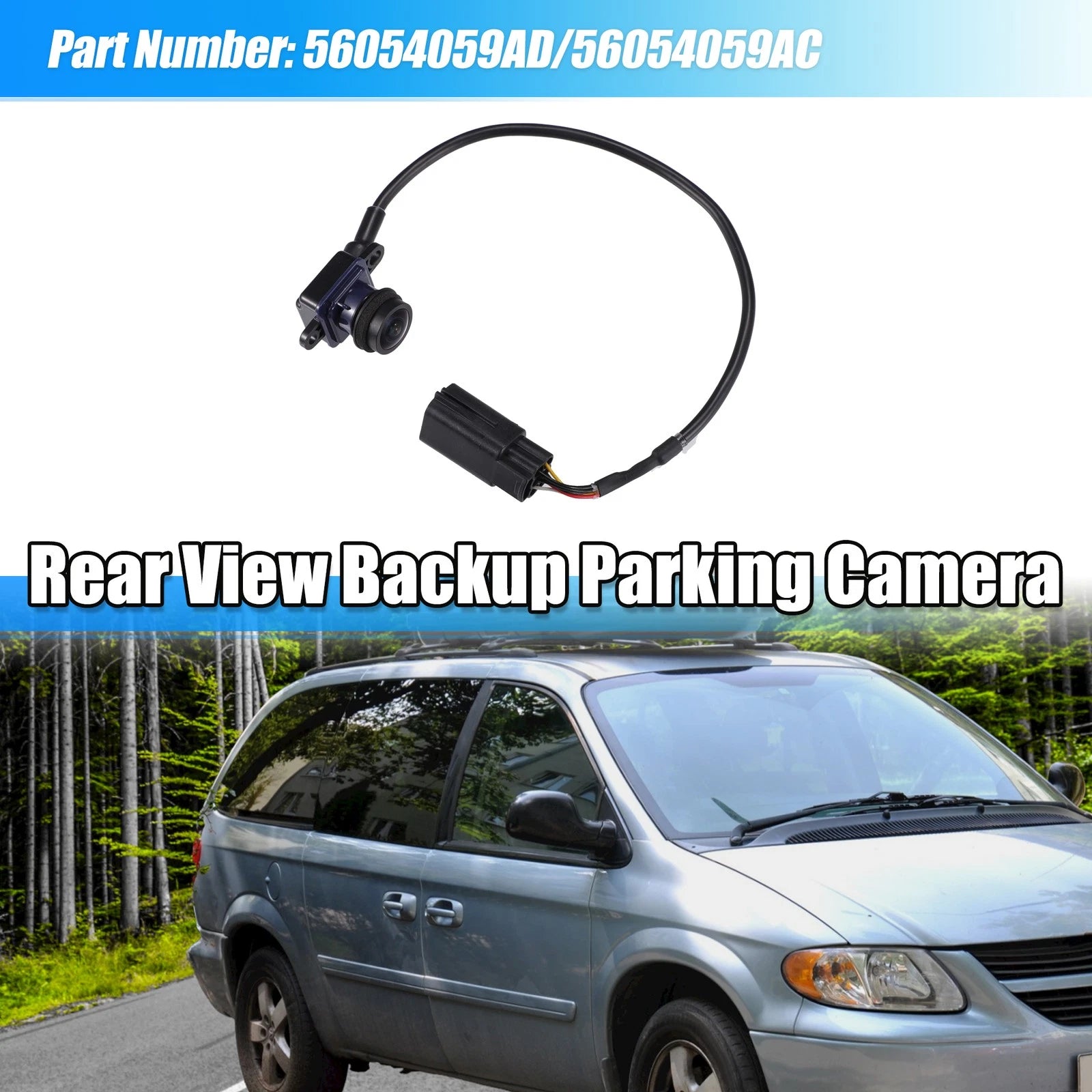 Rear View Backup Camera for Jeep Grand Cherokee, Durango (2011)