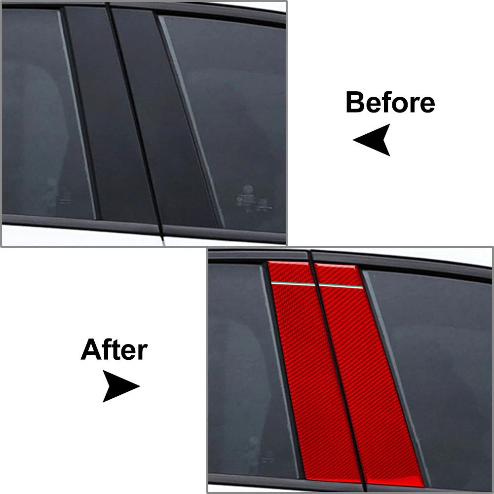 B Pillar Post Panel Window Cover Trim for Alfa Romeo Giulia (2017–2021)
