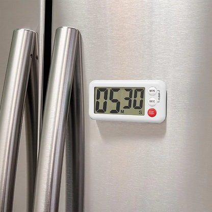Digital Timer with Magnetic Back and Retractable Stand for Various Uses