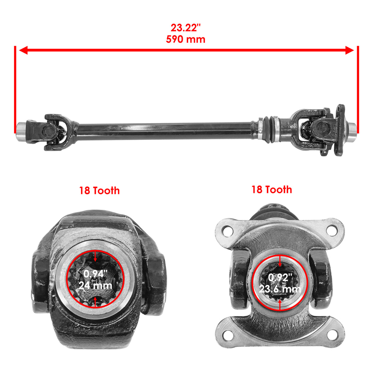 Rear Propeller Drive Shaft Replacement for Can-Am Bombardier (2007–2019)