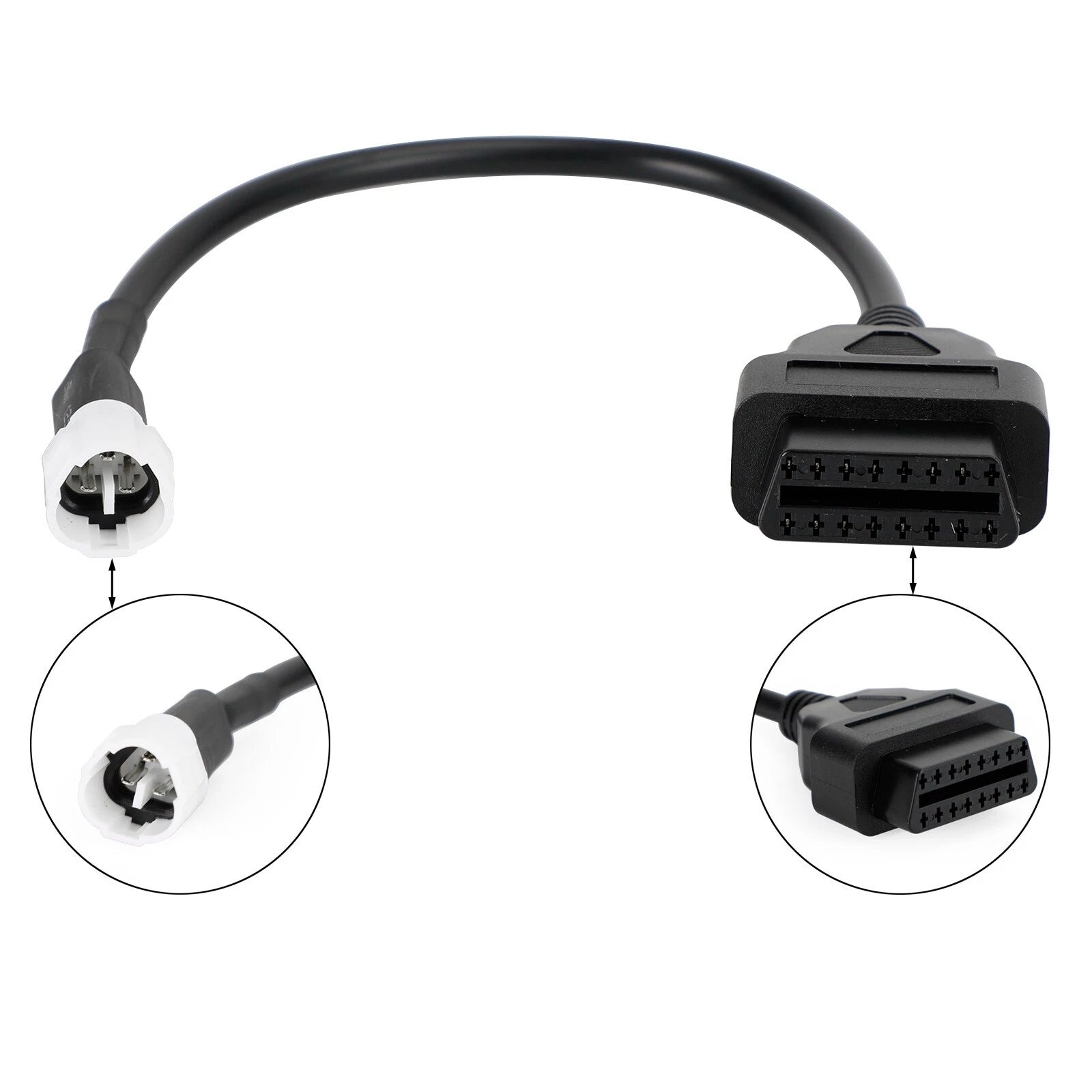 3 Pin to OBD2 Diagnostic Adapter Cable for Yamaha X-MAX (2017–2023)