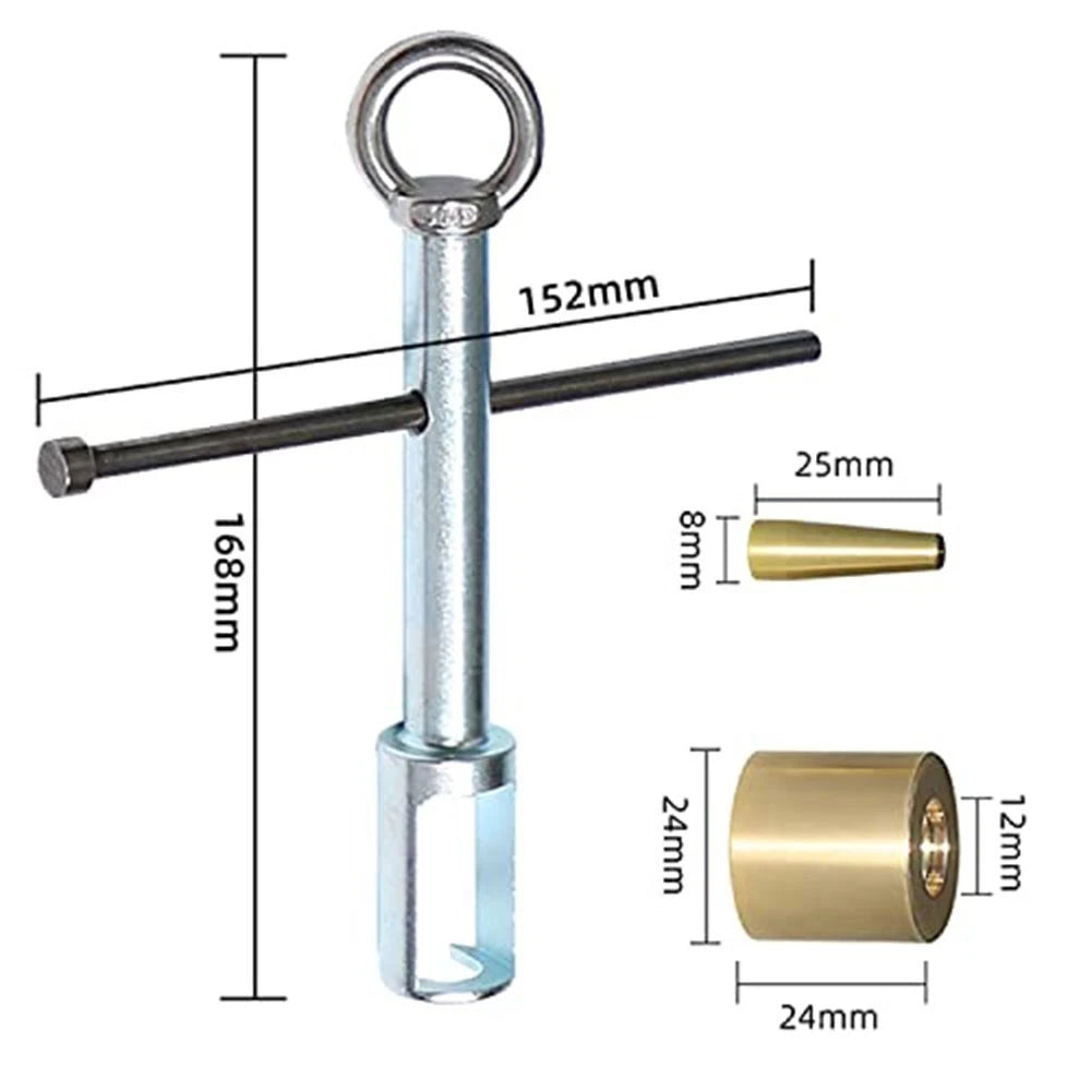 Injector Rail Tool Fuel Injector Puller High Strength Alloy Efficient Removal