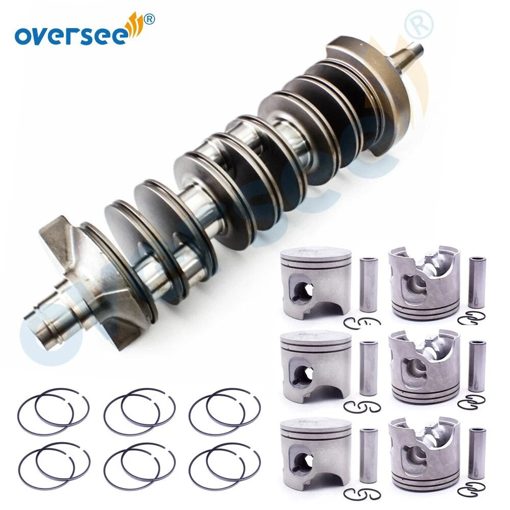Crankshaft Assembly with Piston Kit for Yamaha 2T Outboard (90-175HP)