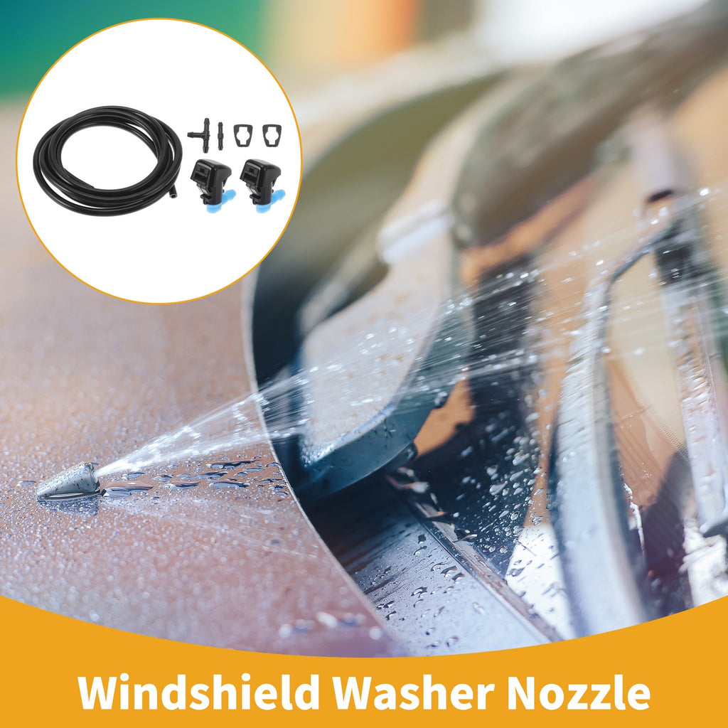 Windshield Washer Nozzle Kit with Hose for Chevrolet Malibu (2008–2016)