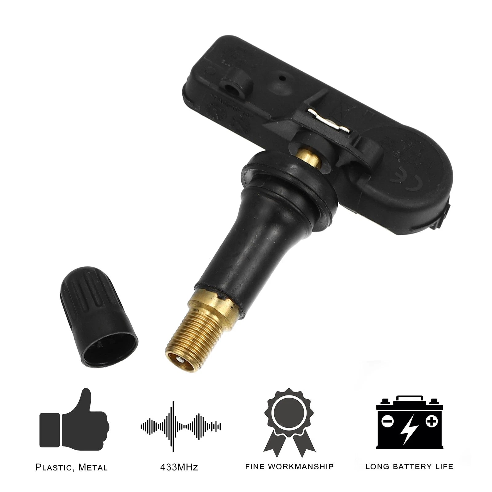 Tire Pressure Sensor 433MHz Replacement Set for Jeep Commander (2006–2010)