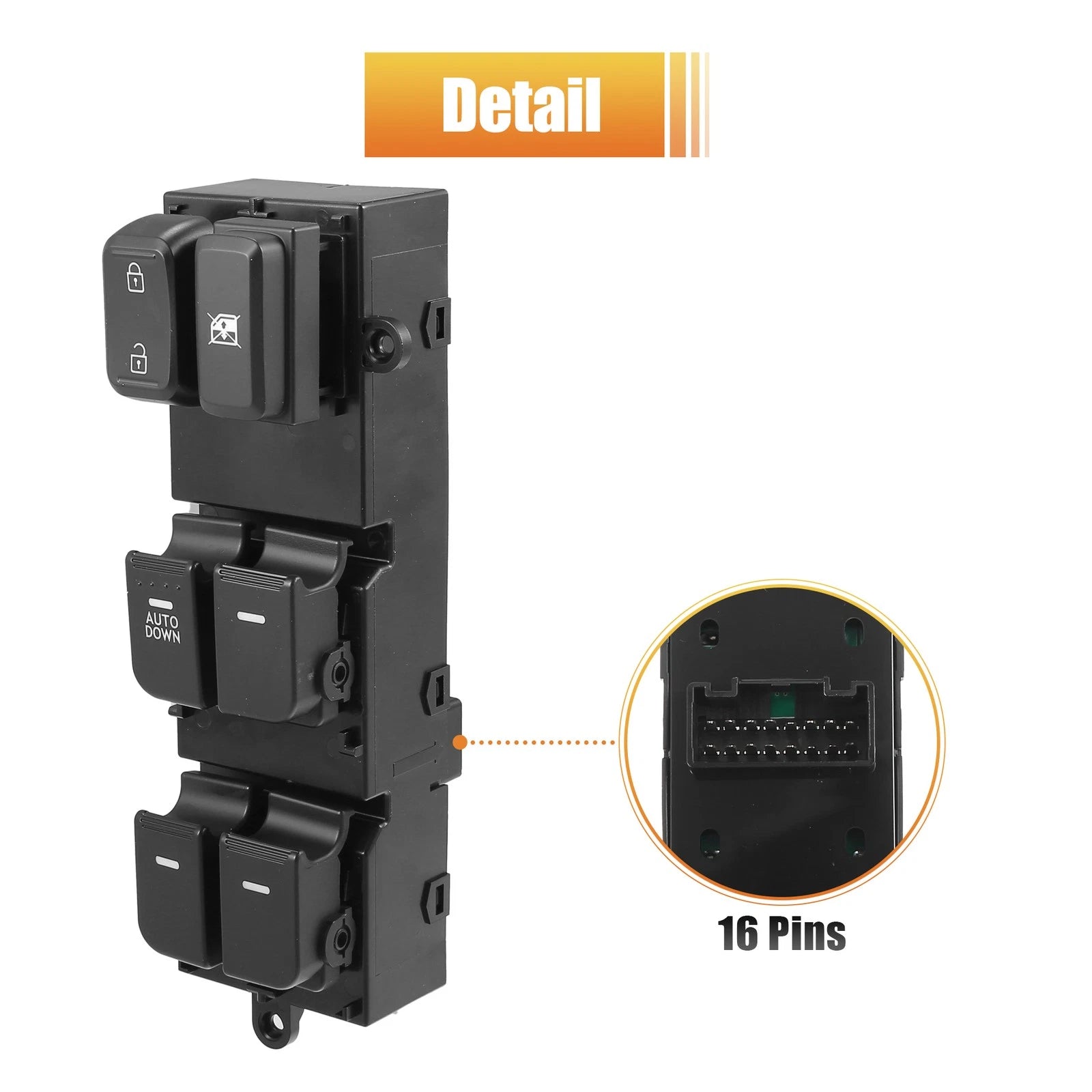 Power Window Switch for Kia Optima (2011–2013) 93570-2T000