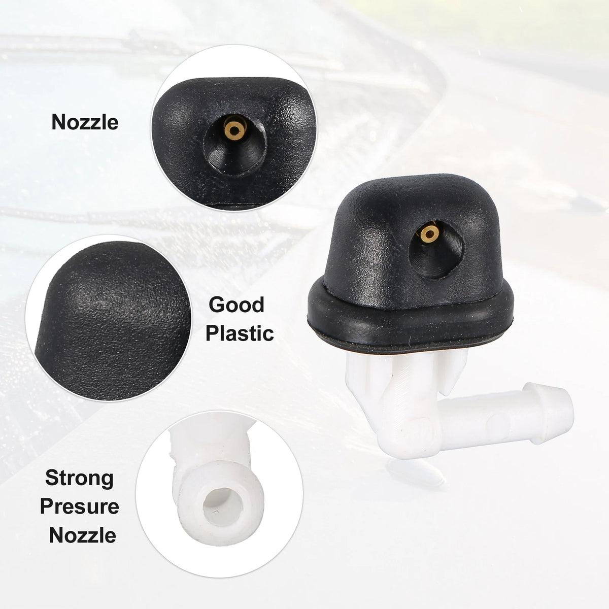 Windshield Wiper Washer Nozzle Spray Jet for Citroen Xsara Picasso (No. 6438F2)