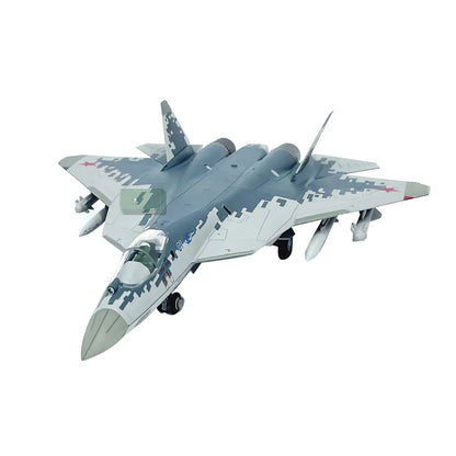 Sukhoi Su-57 Fighter Model Plane Toy with Stand (1/72 Scale)