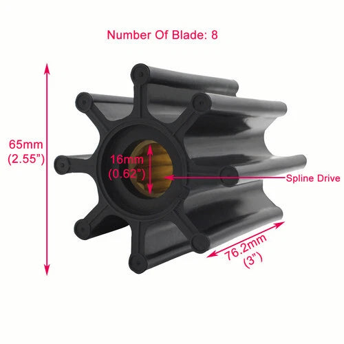 Water Pump Impellers for Volvo D6-280 D6-310 D6-330 (2004–2019) 21219723 3N5895