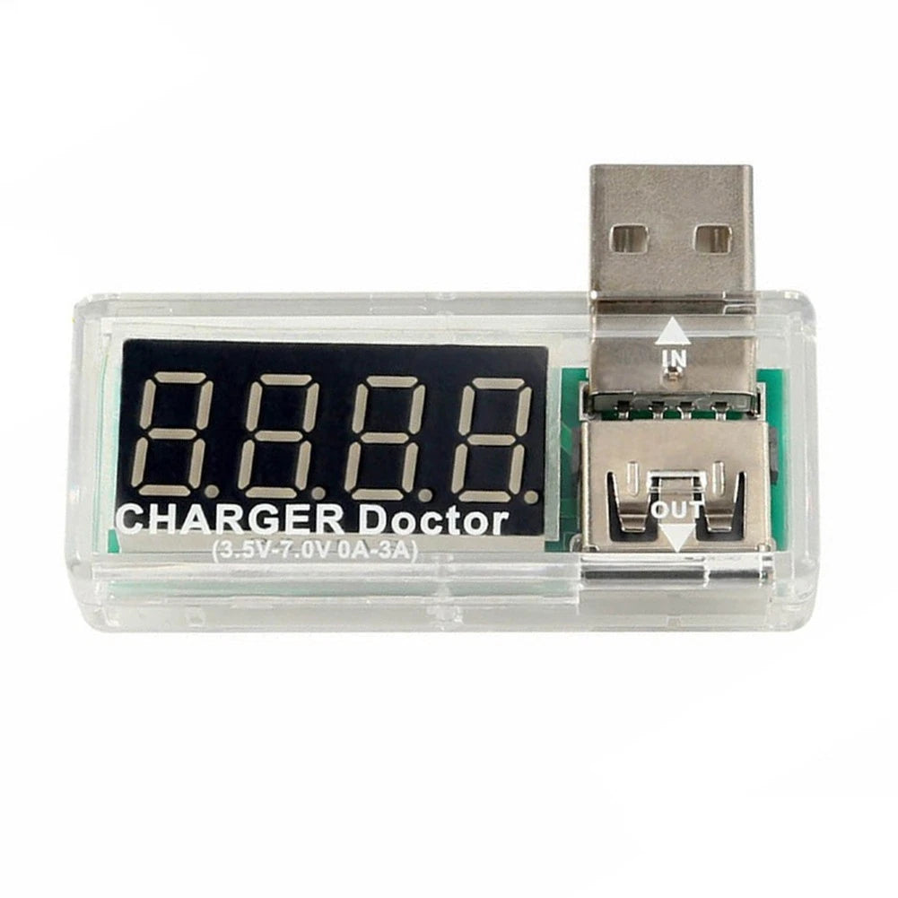 USB Charging Current Voltage Meter for Portable Devices