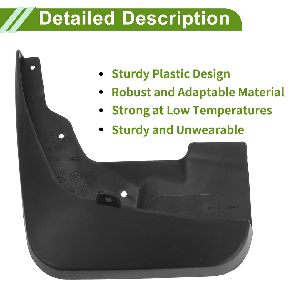 Mud Flaps Splash Guards 1 Set Front for Dodge Journey (2007–2021)