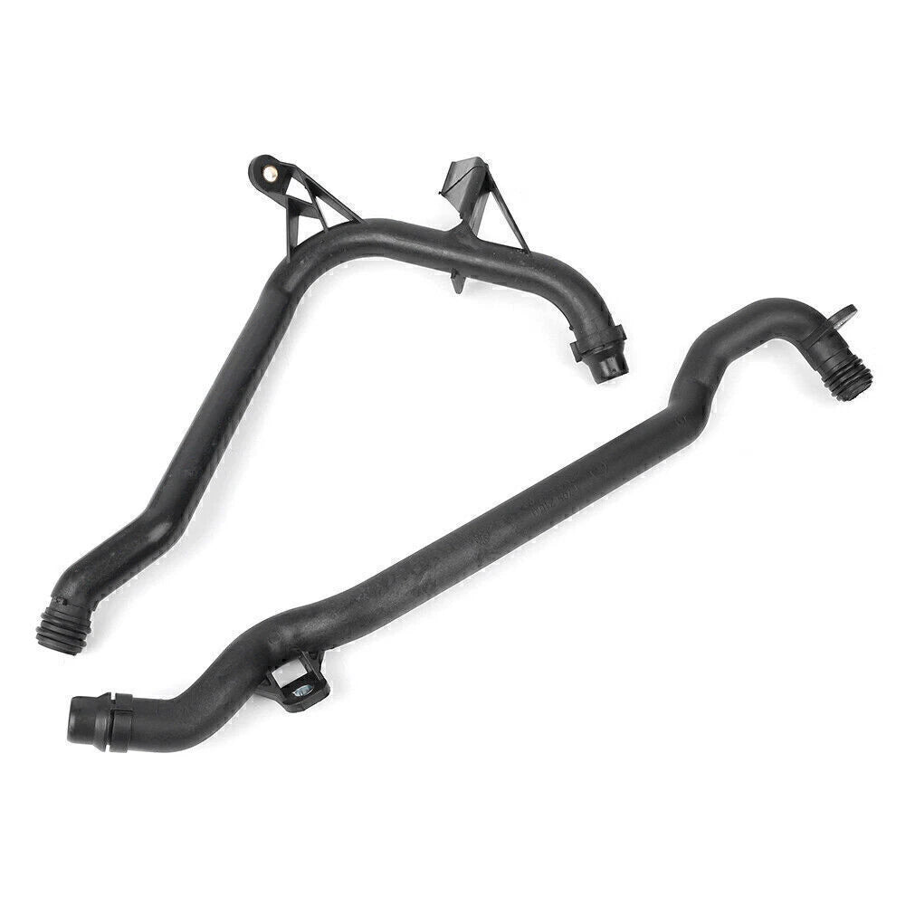 2pcs Engine Heater Inlet Water Coolant Pipes w/O-rings for BMW E46 E39 Z3 Z4 (1998–2006)