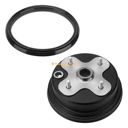 Rear Wheel Brake Drum Hub w/Seal for Yamaha Timberwolf 250 (1992–1993)