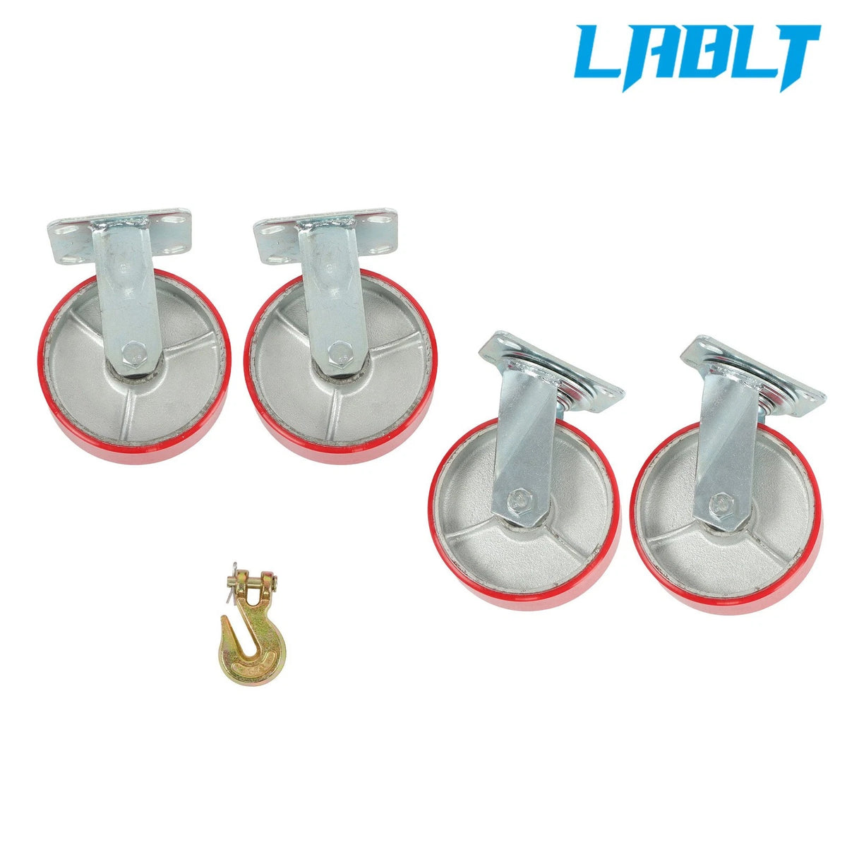 Set of 4 Heavy Duty 6-Inch Swivel Wheels Casters for