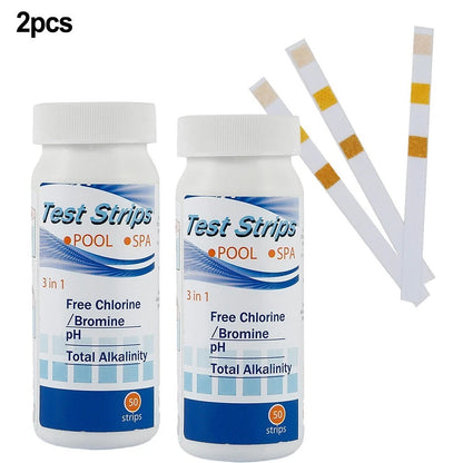100 Pcs Water Test Strips for Pool Spa Water Quality