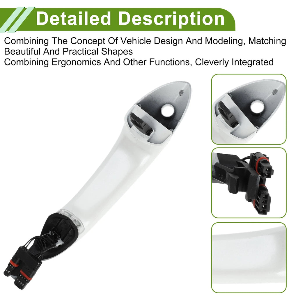 Exterior Door Handle Front Left Replacement for BMW 5 Series (2010–2017)