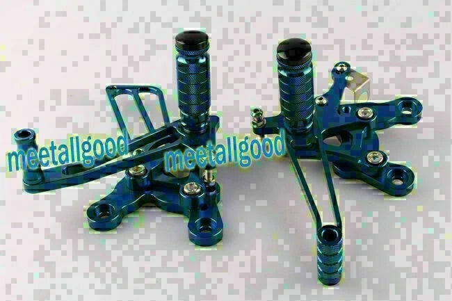 Adjustable Rear Set Foot Pegs for Honda CBR900 (1993–1999) Blue