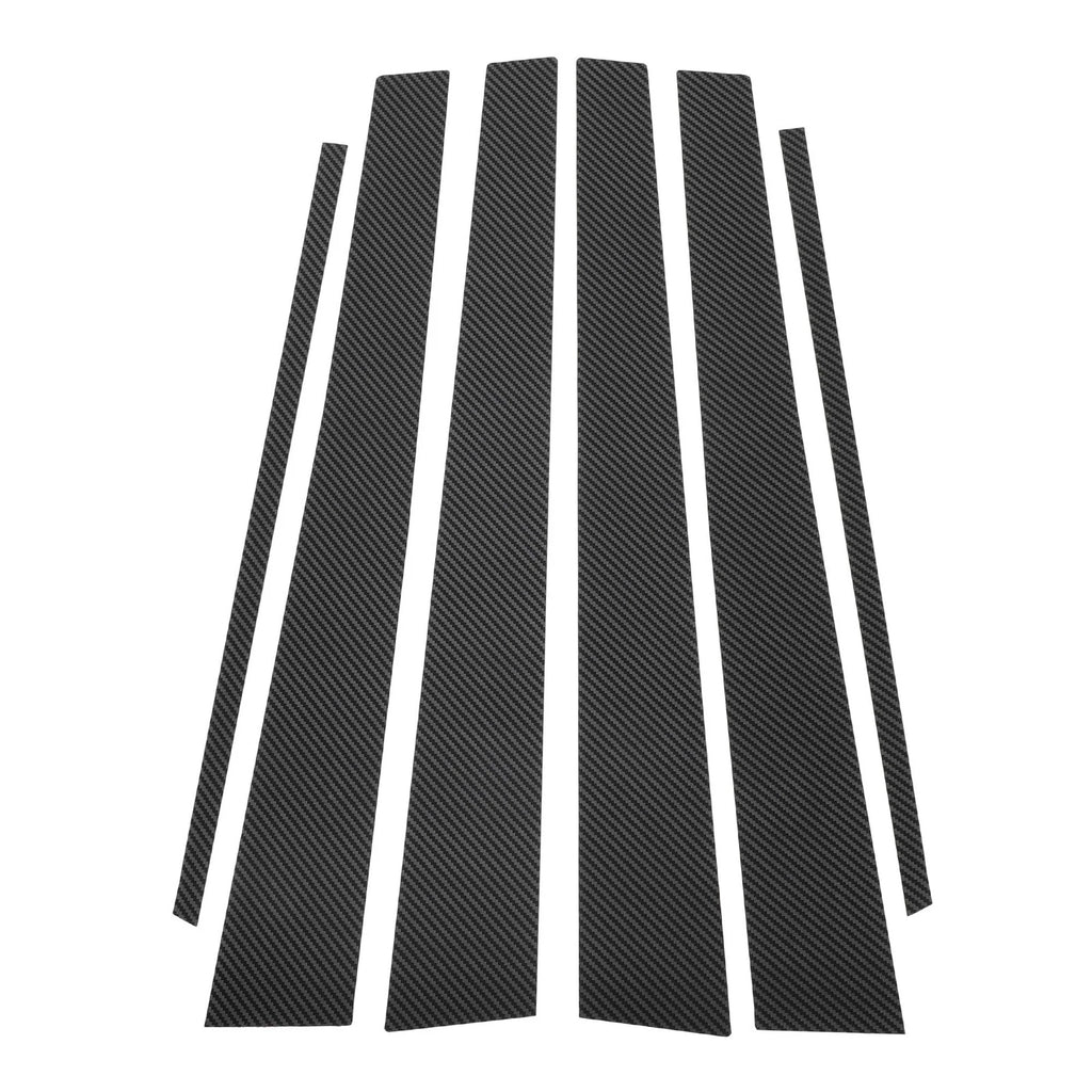 Door Pillar Window Trim 6 Pcs Replacement for Lexus GS (1998–2005) Carbon