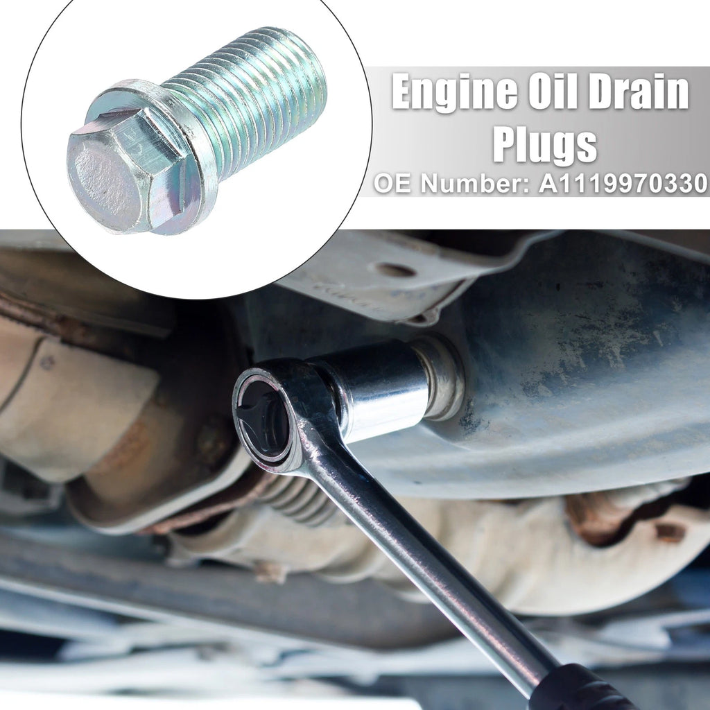 Engine Oil Drain Plug Set with Washer for Mercedes-Benz (2000–2020)