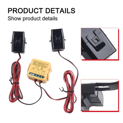 WiFi Power Meter with Current Transformer for Energy Monitoring