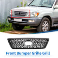 Front Upper Hood Bumper Grille Grill for Lexus LX470 (1998–2008) TRD Black