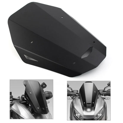 Windshield Windscreen Deflector Cover for Honda XADV 750 (2017–2018) Black