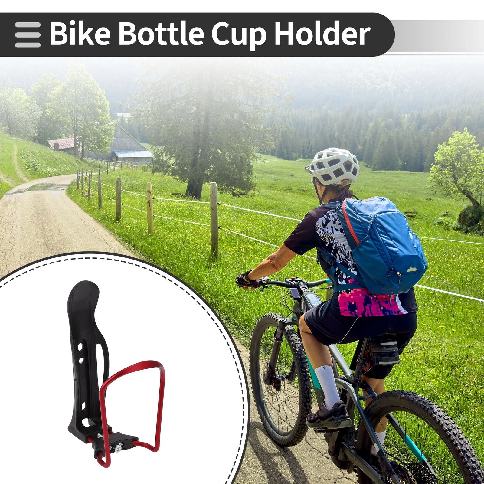 Bike Bottle Cup Holder Cage Rack Adjustable Thickened for Universal Bicycle