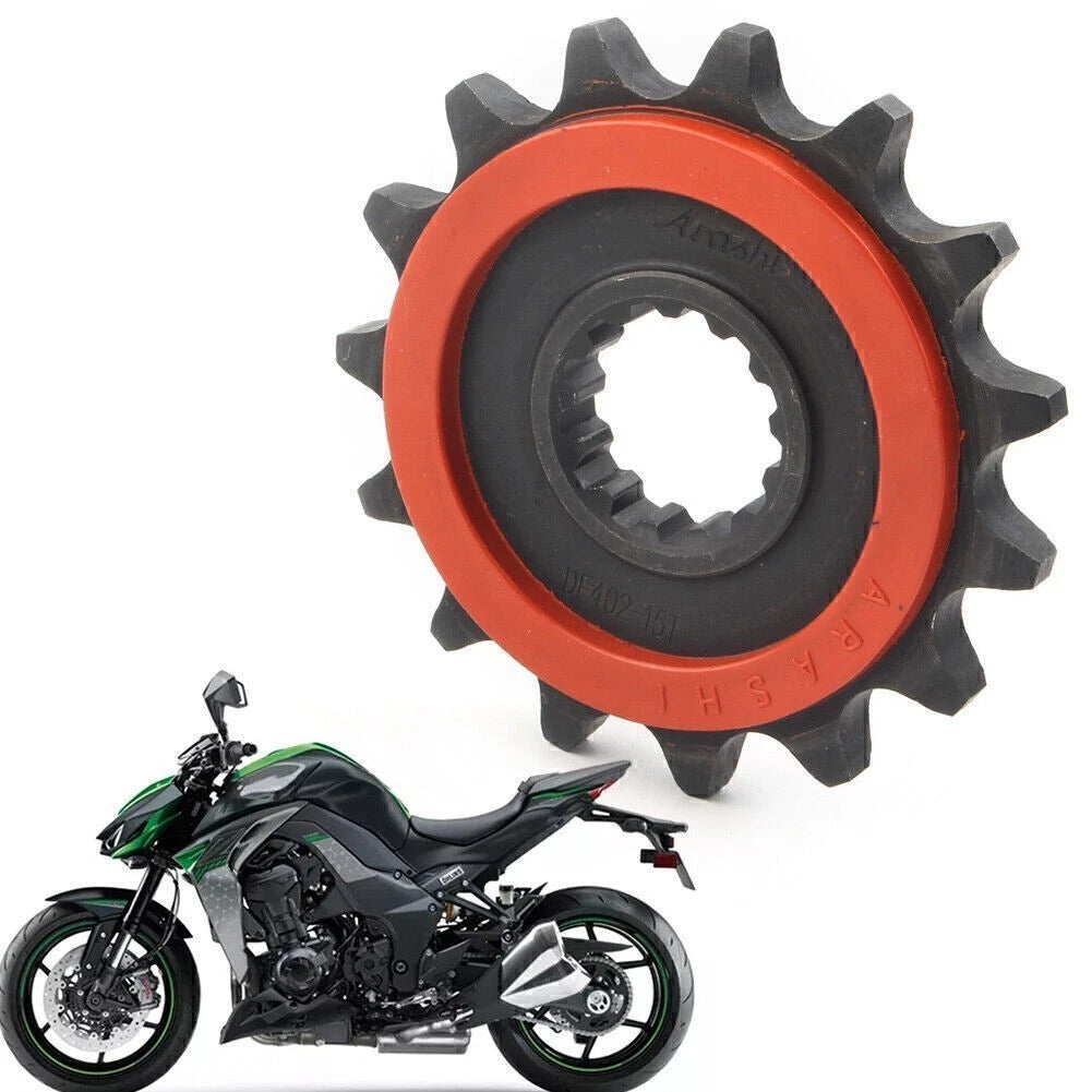 Rubber Cushioned Front Sprocket 15T DF402-15T for Kawasaki Z1000 (2014–2016)